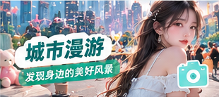夜色街角的蓝调画面